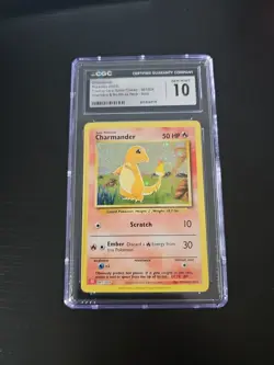 Pokemon TCG Charmander #001/0342023 Classic Holo Card CGC Gem Mint 10 - Image 1