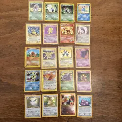 Vintage Pokemon 20 Card Lot Holographic - Image 1