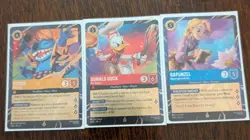 Disney Lorcana Magical Places Stitch Rapunzel Donald Duck EPCOT Promo Cards 🧚 - Image 1