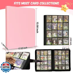 Premium Card Binder 16 Pocket, 1000+ Cards PU Cover Trading Card - Image 2