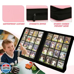 Premium Card Binder 16 Pocket, 1000+ Cards PU Cover Trading Card - Image 4