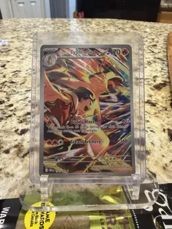 Pokemon TCG Ethan's Typhlosion Card Destined Rivals 190/182 Near Mint Condition - Image 1