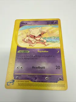 Abra 46/144 Skyridge Common Pokemon TCG Card MP Read - Image 1