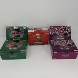 One Piece Card English Booster Box EMPTY BOXES LOT *No Cards* OP011-OP13 - Image 1