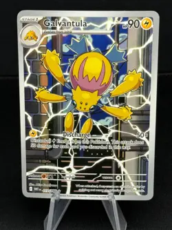 Pokemon Galvantula TCG White Flare Illustration Rare Card 117/086 NM/M Condition - Image 1