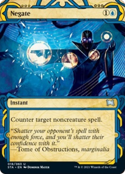 Negate FOIL Strixhaven Mystical Archive NM Blue Uncommon MAGIC MTG CARD ABUGames - Image 1