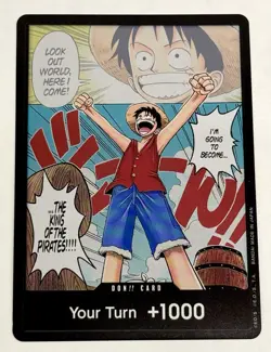2022 One Piece - Don!! Alt Art Luffy Romance Dawn English OP01 Foil Cards (3x) - Image 3