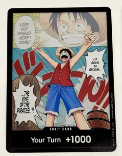 2022 One Piece - Don!! Alt Art Luffy Romance Dawn English OP01 Foil Cards (3x) - Image 5