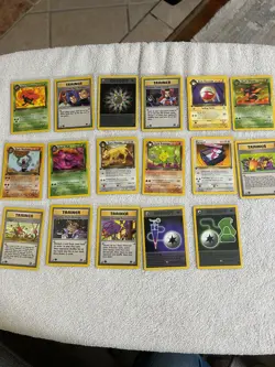 Team Rocket 1st Edition Pokemon Card Lot of 17 cards Vintage WOTC - Image 1
