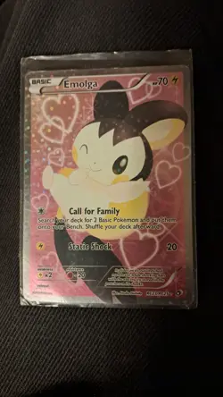 Pokemon TCG Emolga RC23/25 Full Art Rare Holo Card Legendary Treasures - Image 1