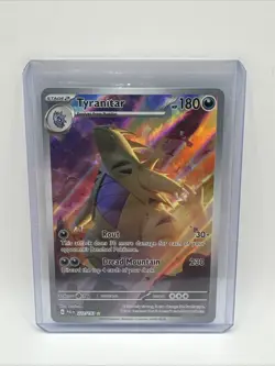 Pokemon TCG Tyranitar Scarlet & Violet Paldea Evolved Card 222/193 - Image 1