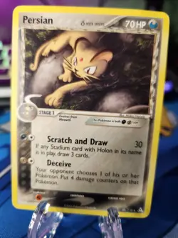 Persian 48/110 Uncommon EX Holon Phantoms Pokemon Card - Image 1
