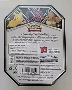 Nintendo Pokemon V Powers Tin Trading Card Game 820650807794 - Image 2