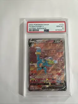Machamp v 172 Astral Radiance Sword & Shield Pokemon Card PSA 10 Gem Mint - Image 1