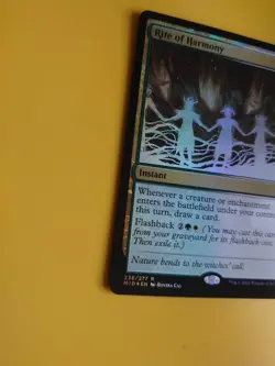 Rite of Harmony. FOIL rare Instant MID MTG Card. - Image 4