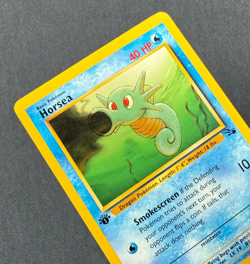HORSEA **1st Edition** (NM/LP) - Fossil 49/62 - Pokemon Trading Card Game - Image 3