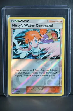 Misty's Water Command 63/68 Hidden Fates 2019 Reverse Holo Pokemon TCG Card - NM - Image 4