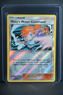 Misty's Water Command 63/68 Hidden Fates 2019 Reverse Holo Pokemon TCG Card - NM - Image 5