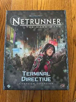 FFG Android Netrunner LCG Terminal Directive Campaign Expansion - Open Box - LN - Image 1