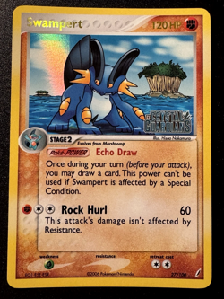 Swampert 27/100 EX Crystal Guardians Pokemon Card Reverse Holo Rare Near Mint - Image 1