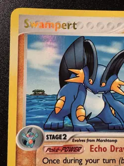 Swampert 27/100 EX Crystal Guardians Pokemon Card Reverse Holo Rare Near Mint - Image 3
