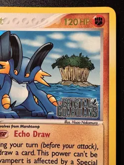 Swampert 27/100 EX Crystal Guardians Pokemon Card Reverse Holo Rare Near Mint - Image 4