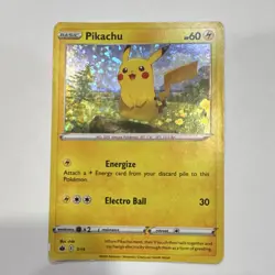 Pokemon TCG Pikachu McDonald's 2022 Promo Holo 007/015 Basic 60HP Card - Image 1