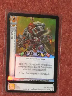 W40K HORUS HERESY CCG lot of 38 Cards includes Bjorn, Wolfguard Champion, foil - Image 2