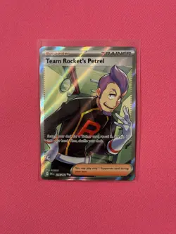 Pokemon Card Team Rocket's Petrel 226/182 Full Art Ultra Rare Destined Rivals NM - Image 1