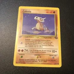Cubone 50/64 Jungle First Edition 1st Pokemon Card In Mint Condition - Image 1