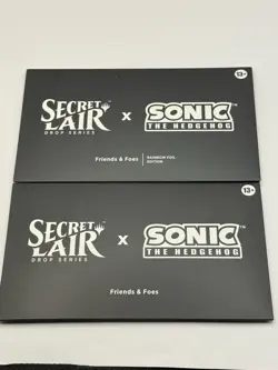 Mtg Sonic Secret Lair Friends And Foes Foil AND Normal Edition Sealed Packs - Image 1
