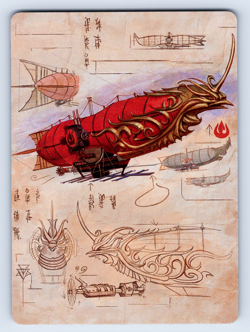 Avatar Phoenix Fleet Airship Art Series 35/54 Magic the Gathering - Image 1