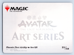Avatar Phoenix Fleet Airship Art Series 35/54 Magic the Gathering - Image 2