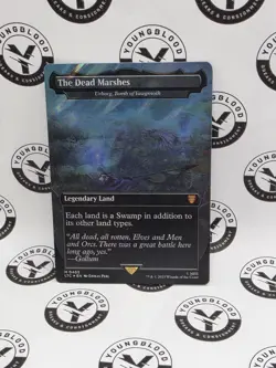 MTG Lord Of The Rings NM Surge Foil The Dead Marshes - Urborg Tomb Of Yawgmoth - Image 1