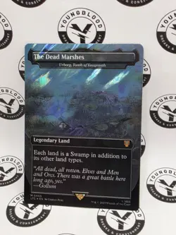 MTG Lord Of The Rings NM Surge Foil The Dead Marshes - Urborg Tomb Of Yawgmoth - Image 2
