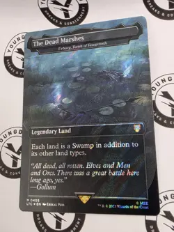 MTG Lord Of The Rings NM Surge Foil The Dead Marshes - Urborg Tomb Of Yawgmoth - Image 3