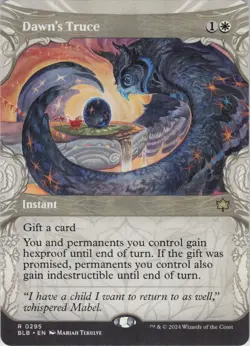 Dawn's Truce (Showcase) R Bloomburrow 295 NM - Image 1