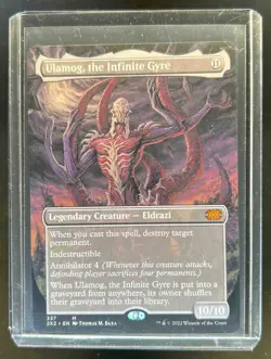 2022 Magic The Gathering Double Masters 2X2 Ulamog Infinite Gyre Borderless #337 - Image 1