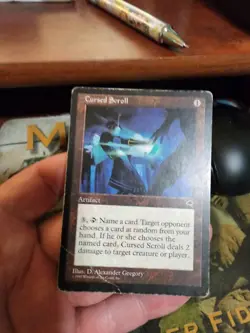 Tempest MTG 1 Cursed Scroll Magic - Image 1