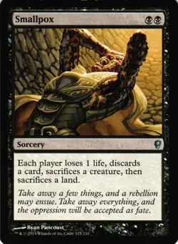 MTG TCG - Smallpox 125 Conspiracy - NM Free Shipping $5+ - Image 1