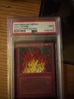 1993 MtG Wall of Fire Magic: the Gathering CE PSA 9 WOTC Rare - Image 2