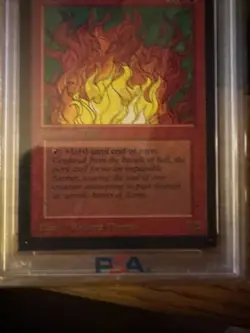 1993 MtG Wall of Fire Magic: the Gathering CE PSA 9 WOTC Rare - Image 5