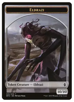 MTG - 1 x Desolation Twin & 10/10 Eldrazi Token - Battle for Zendikar (BFZ) - LP - Image 2