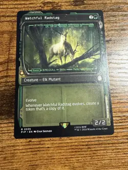 MTG Magic The Gathering Showcase Watchful Radstag - Image 1