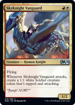 4 x Skyknight Vanguard - Core Set 2020 - Light Play - MTG - Image 1