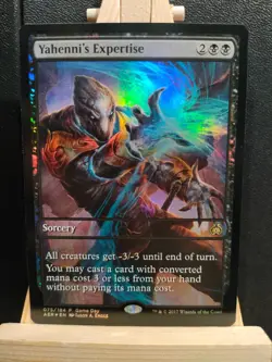Yahenni's Expertise FOIL - Game Day Promo - Aether Revolt - NM (See pics) MTG - Image 1