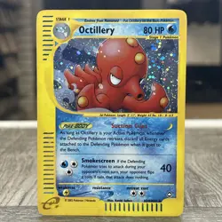 Octillery H20/H32 Aquapolis 2002 Holo Rare e-series Nintendo Pokemon Card TCG - Image 1