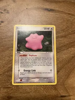 Pokemon Ditto 35/113 EX Delta Species 60 HP Energy Link Card English 2005 - Image 1
