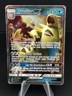 Tyranitar GX - 121/214 - Lost Thunder - Holo Ultra Rare - Pokemon TCG LP - Image 1