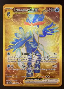 Pokemon TCG Quaquaval EX Scarlet & Violet Paldea Evolved - Image 1